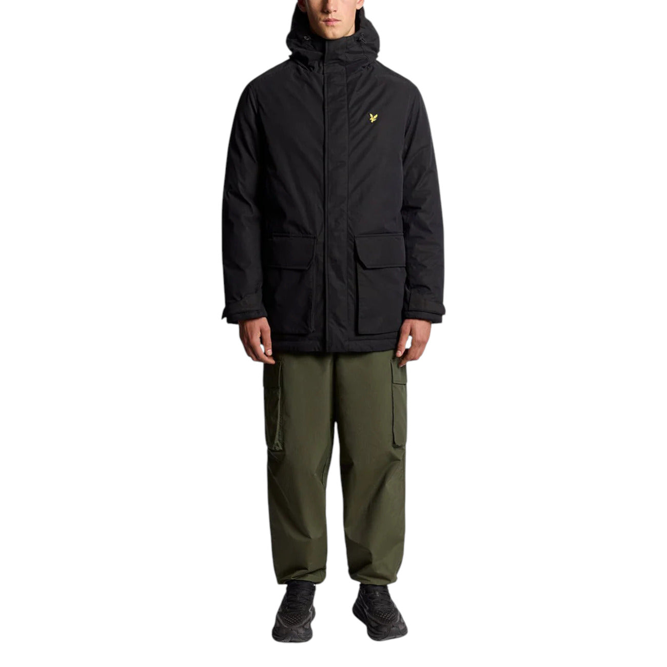Lyle & Scott Men's Hooded Parka – Black