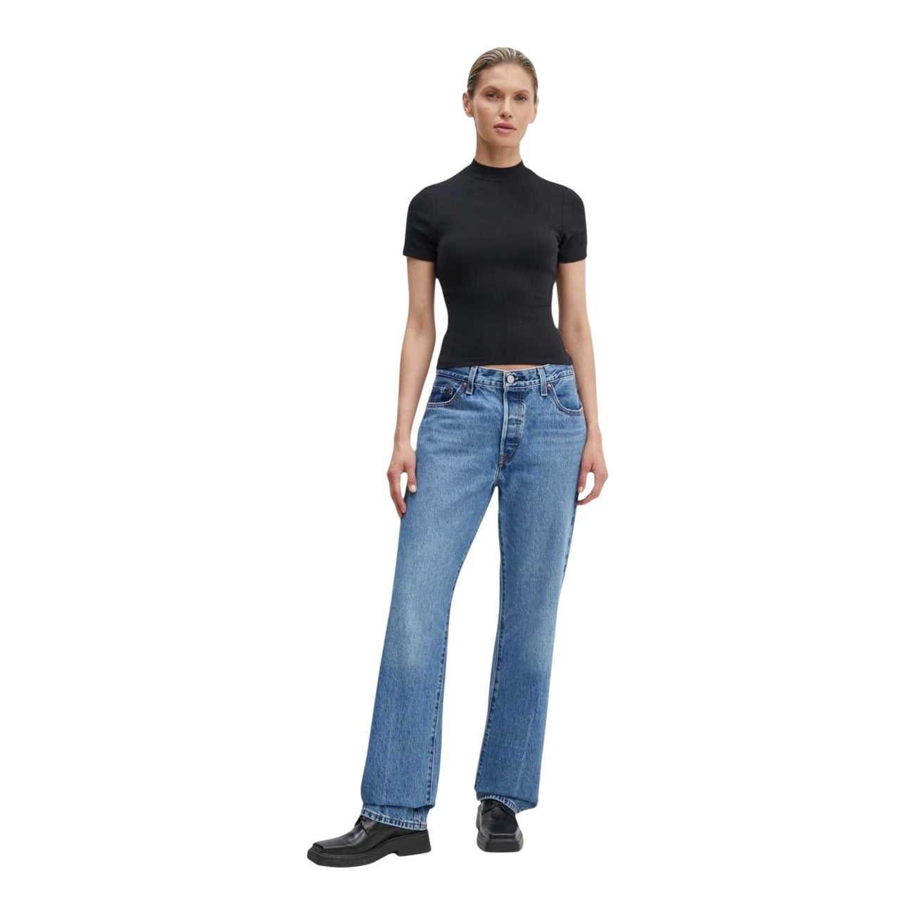 Levi's women's 100% cotton jeans – Light blue