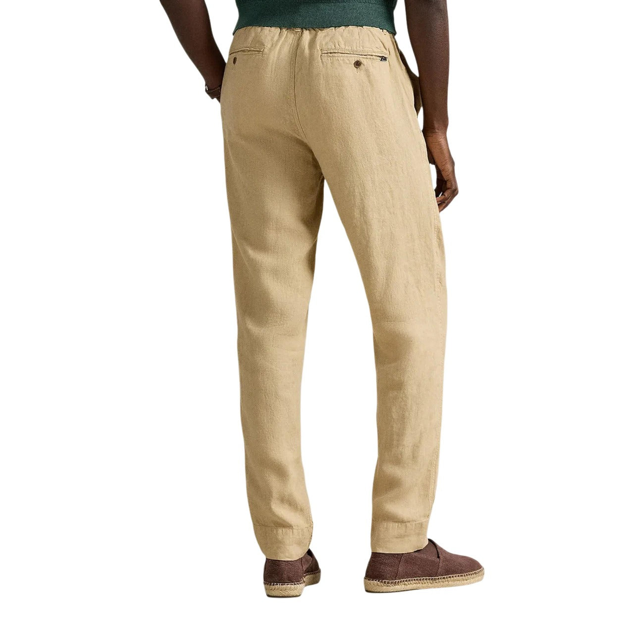 Men's beige linen trousers Lyle & Scott
