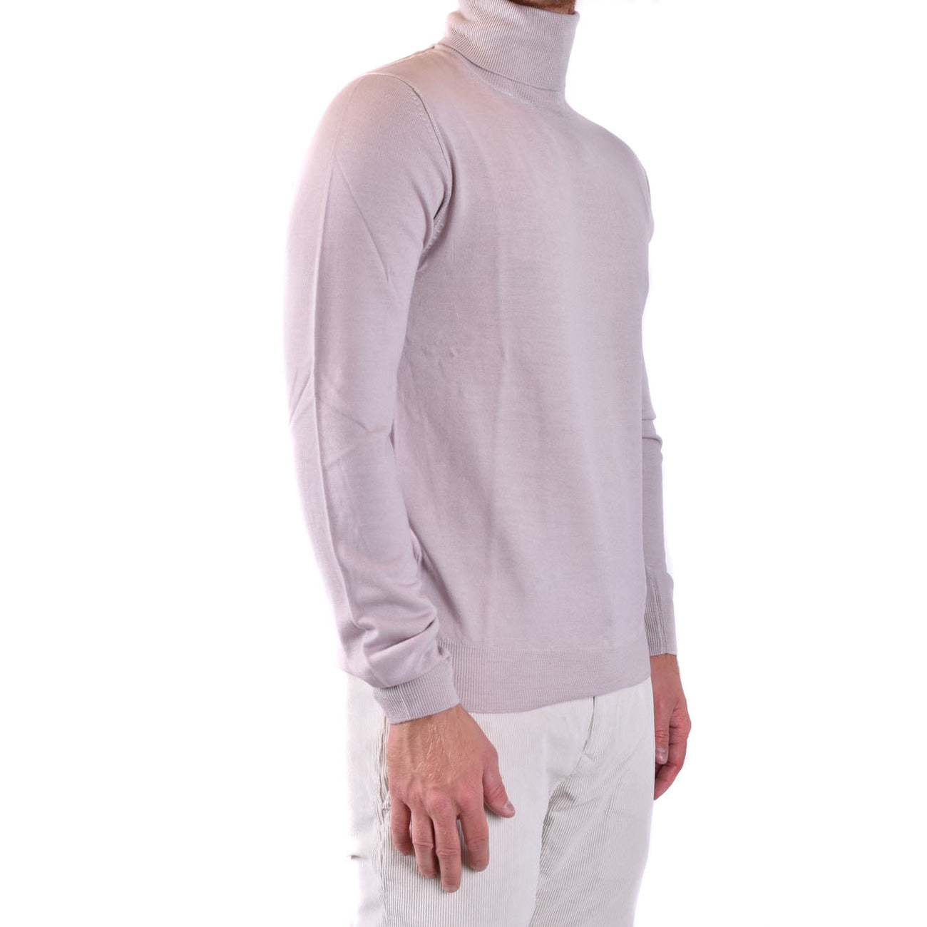 Men's Peuterey Wool Mock Neck Sweater - Beige