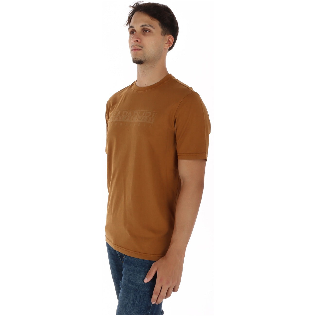 Napapijri Men's T-shirt NP0A8BAFWS21 – Camel