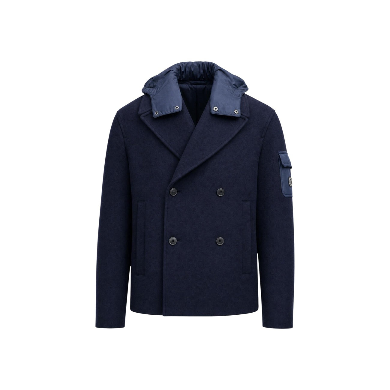 Men's blue wool Armani Exchange jacket