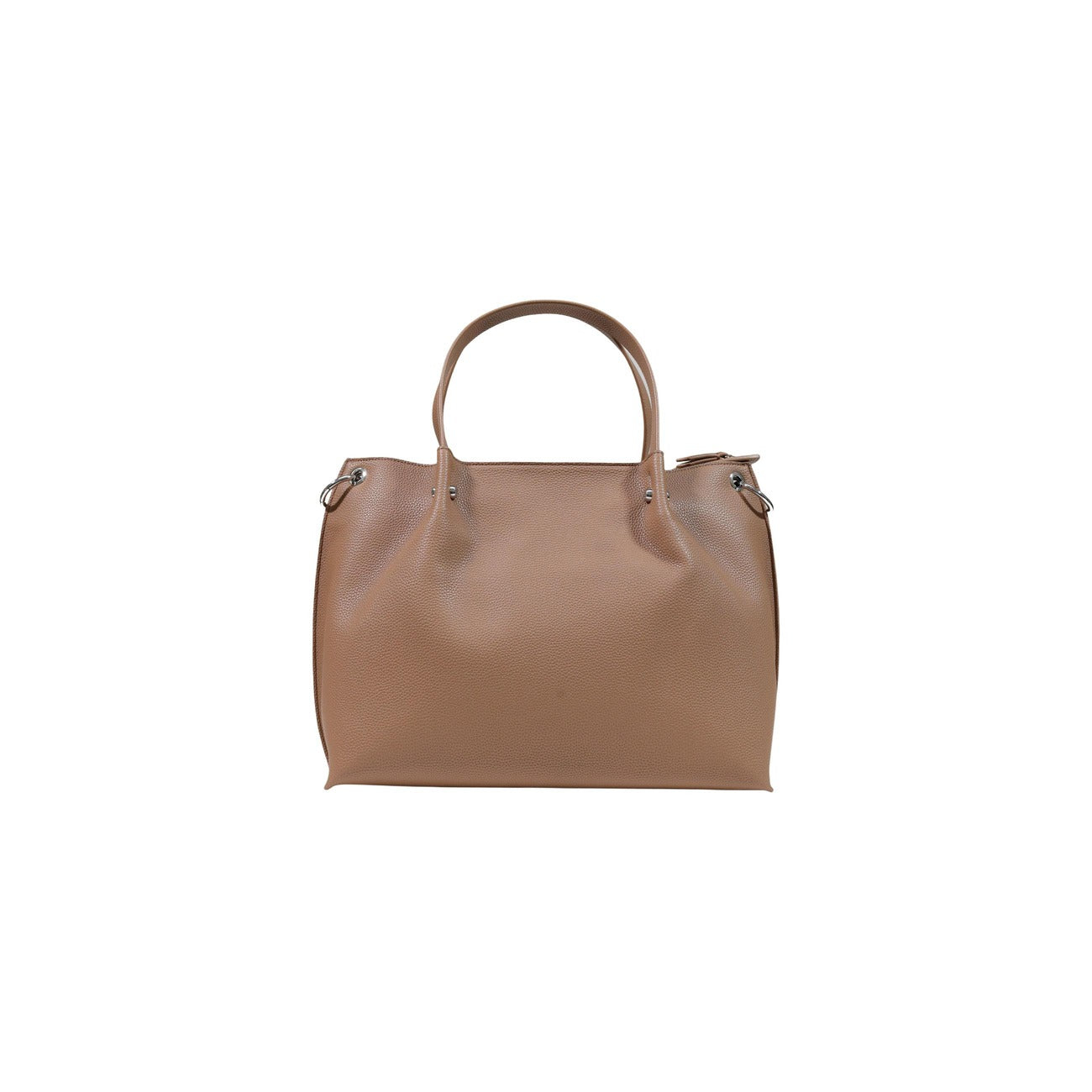 Women's large beige Armani Exchange shoulder bag