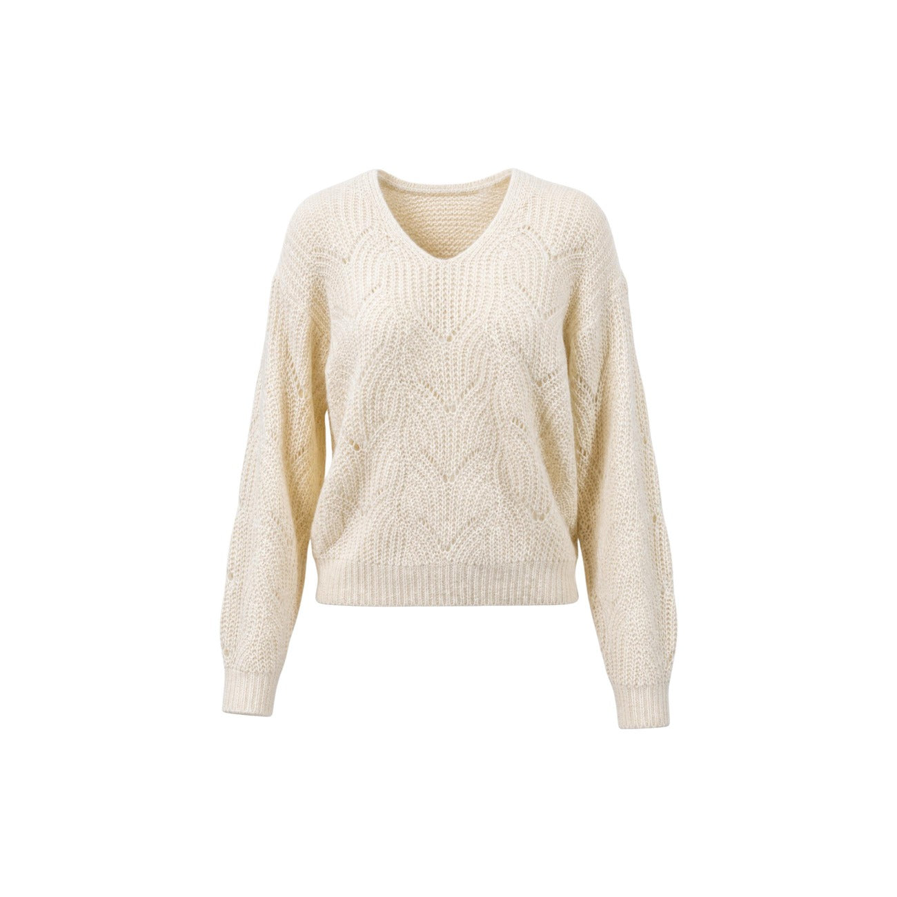 Women's Jumper Jacqueline de Yong – Beige, Burgundy, and Blue