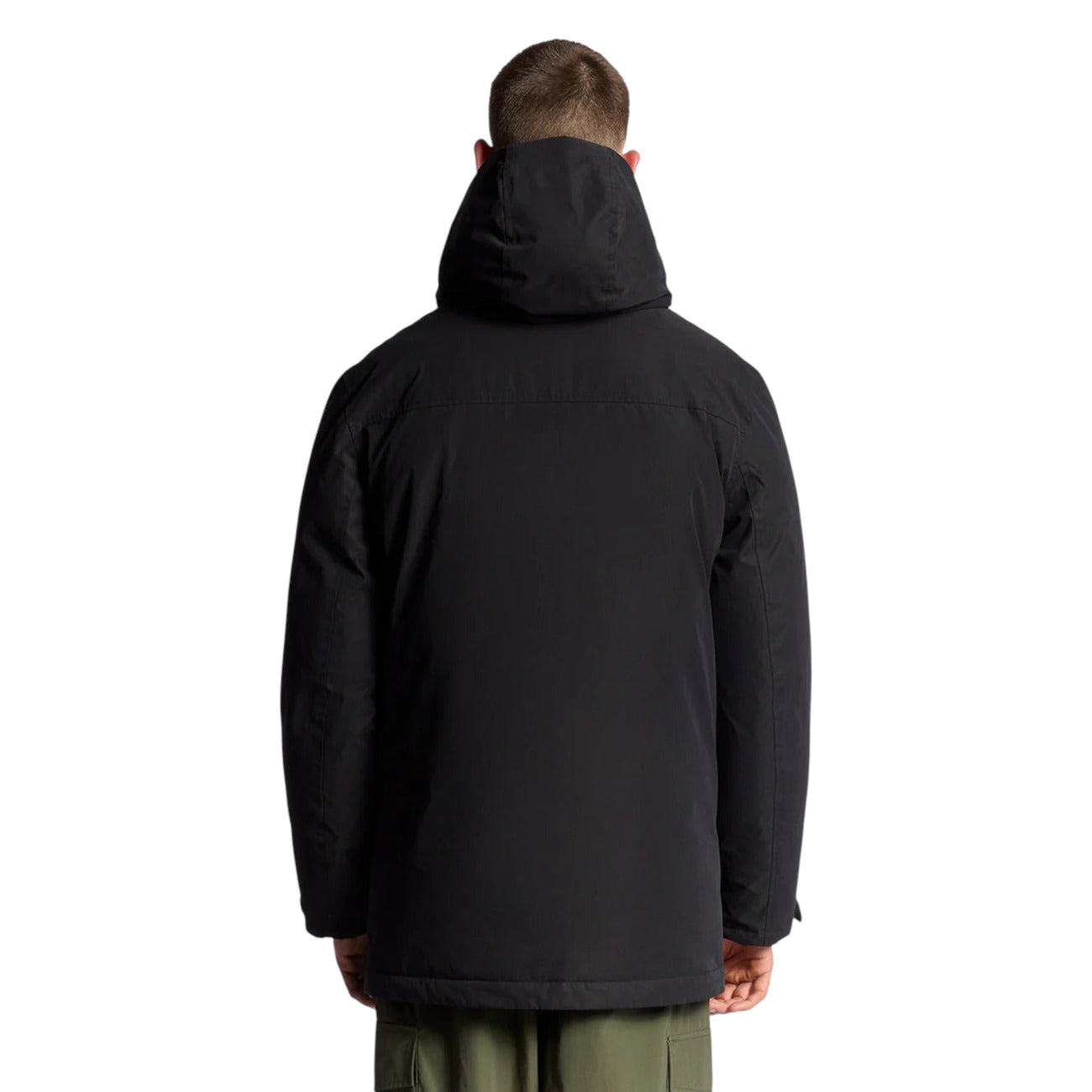 Lyle & Scott Men's Hooded Parka – Black