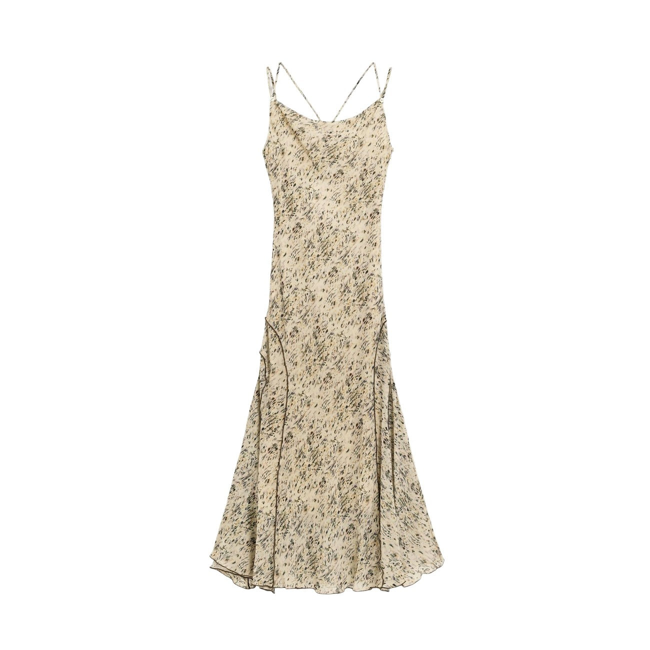 Robe femme Desigual à bretelles – Beige