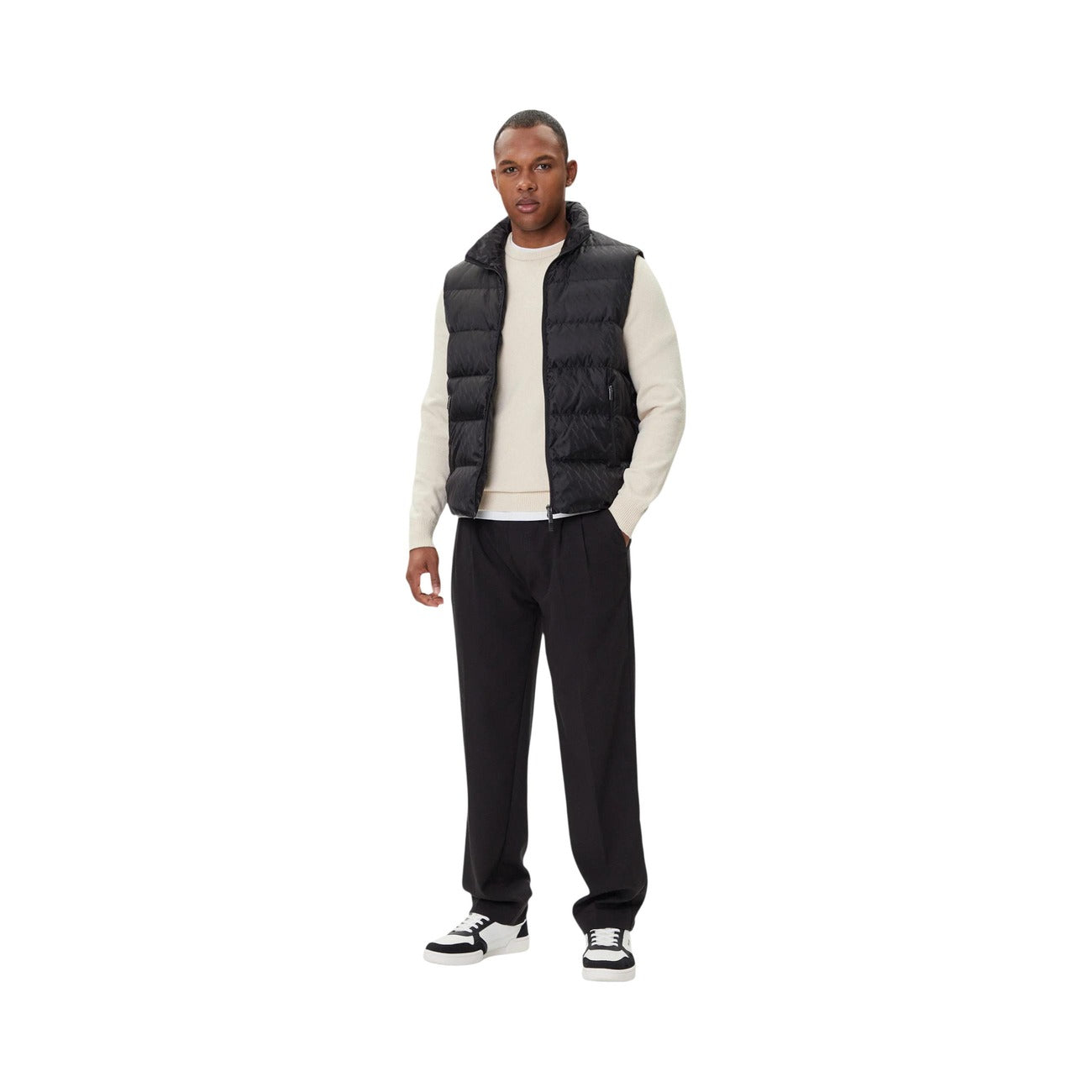 Men's black Armani Exchange vest