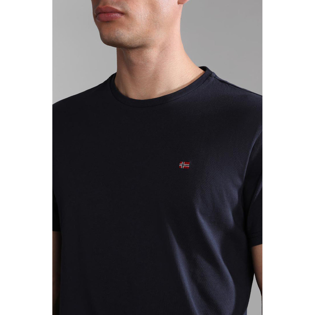 Napapijri Men's 100% Cotton T-Shirt - Blue