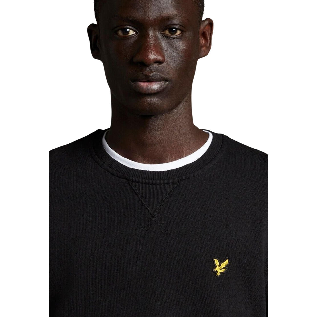 Men's black Lyle & Scott sweatshirt