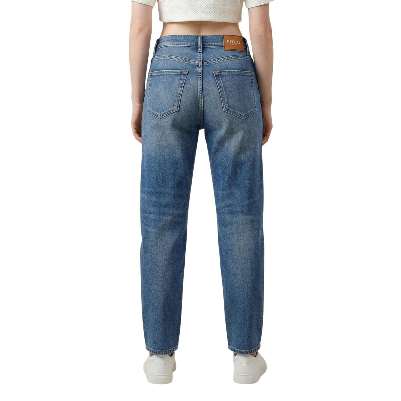 Jean femme Replay en denim stretch – Bleu