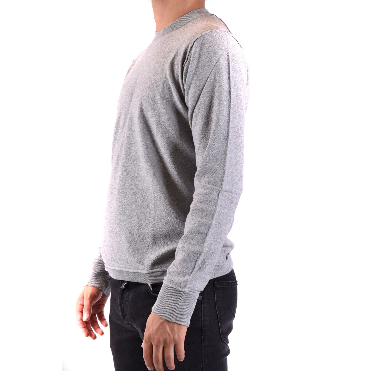 Paolo Pecora Men's Cotton Sweater - Grey