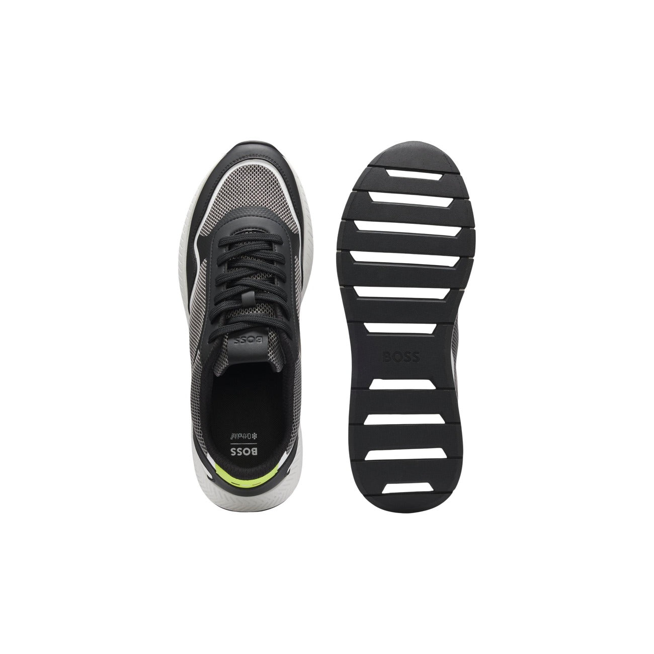 Boss Men's TITANIUM RUNN METHAL Sneakers – Grey