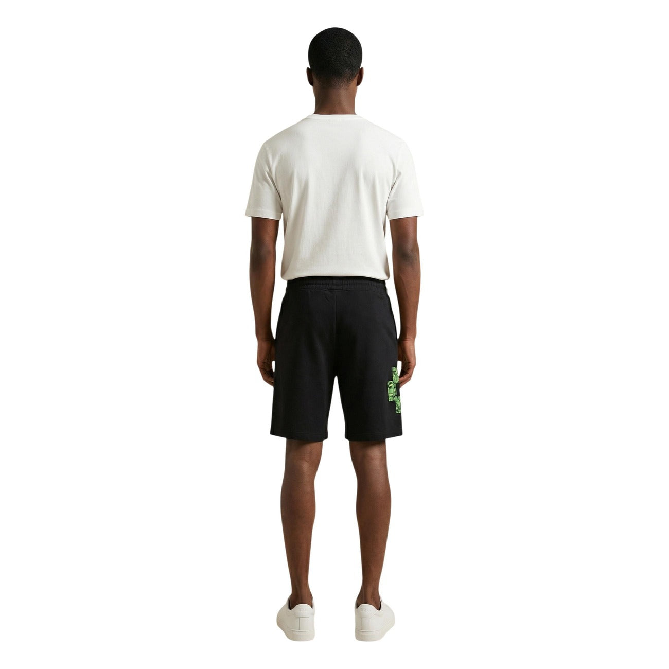 Bermuda homme County Of Milan en coton – Noir