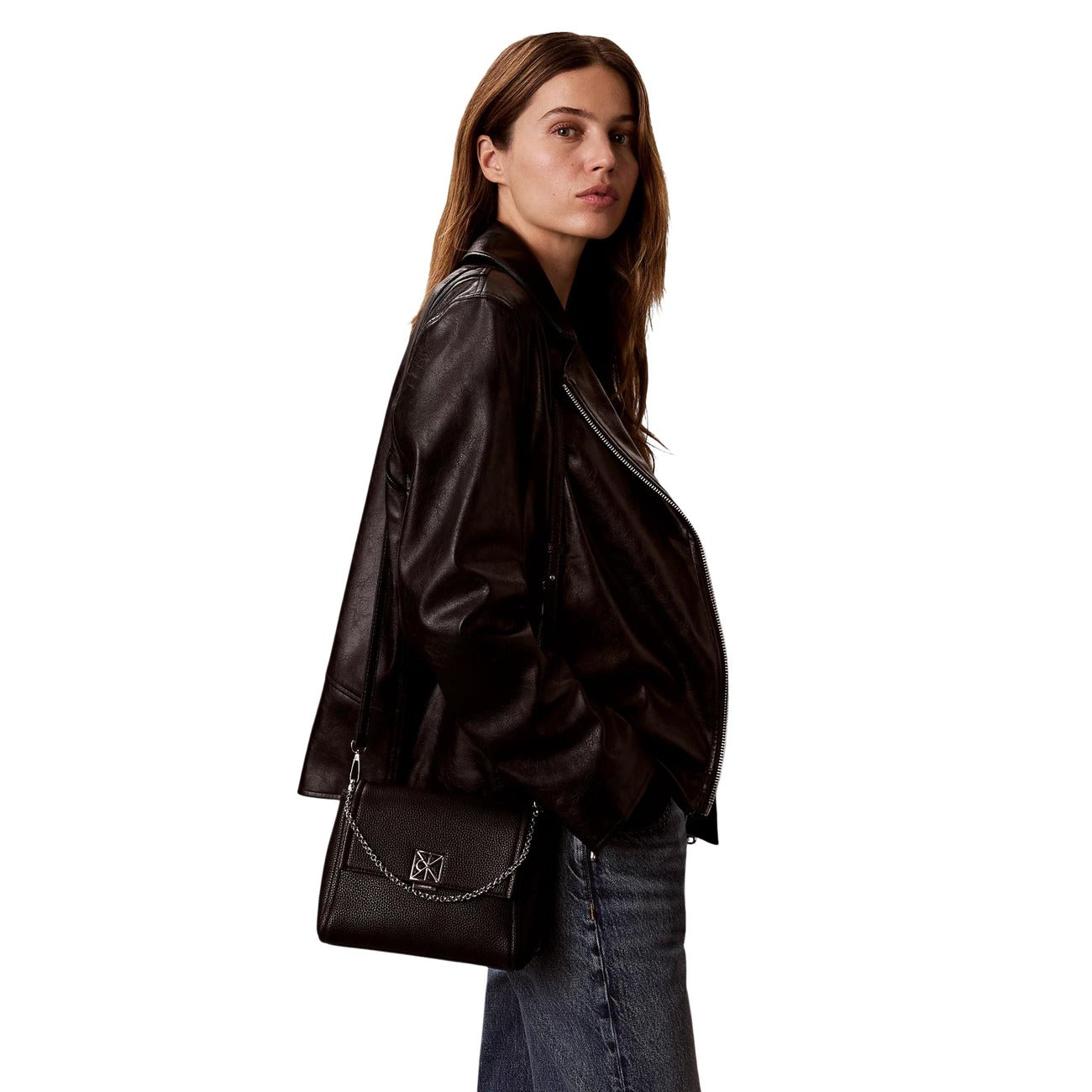 Sac à main femme Calvin Klein avec bandoulière – Noir
