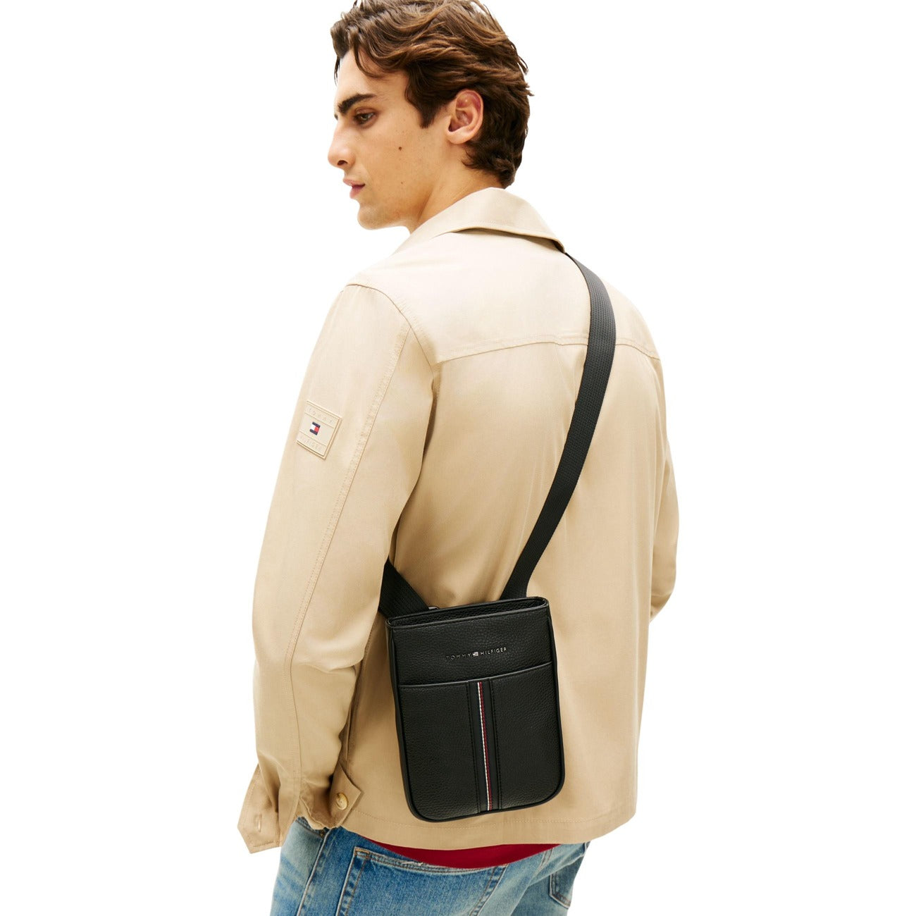 Sac bandoulière homme Tommy Hilfiger – Noir