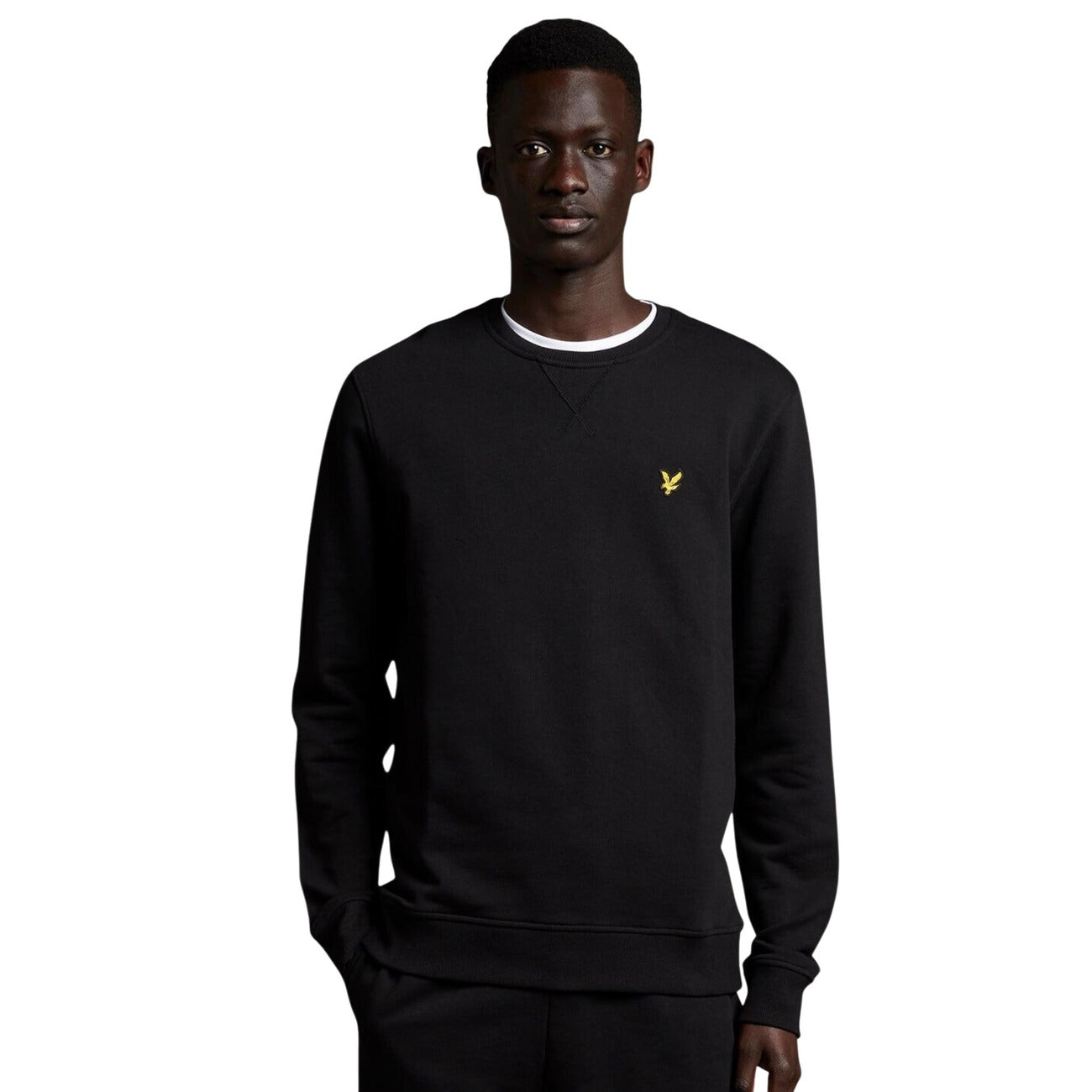 Men's black Lyle & Scott sweatshirt