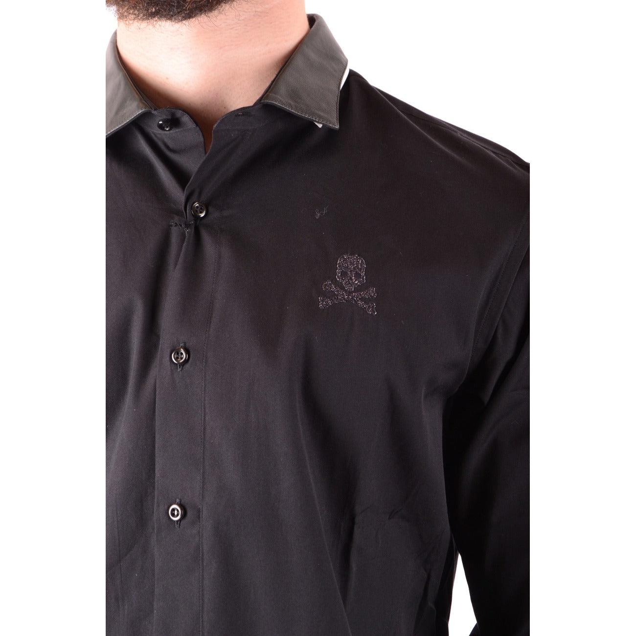 Philipp Plein Men's Cotton Shirt – Black