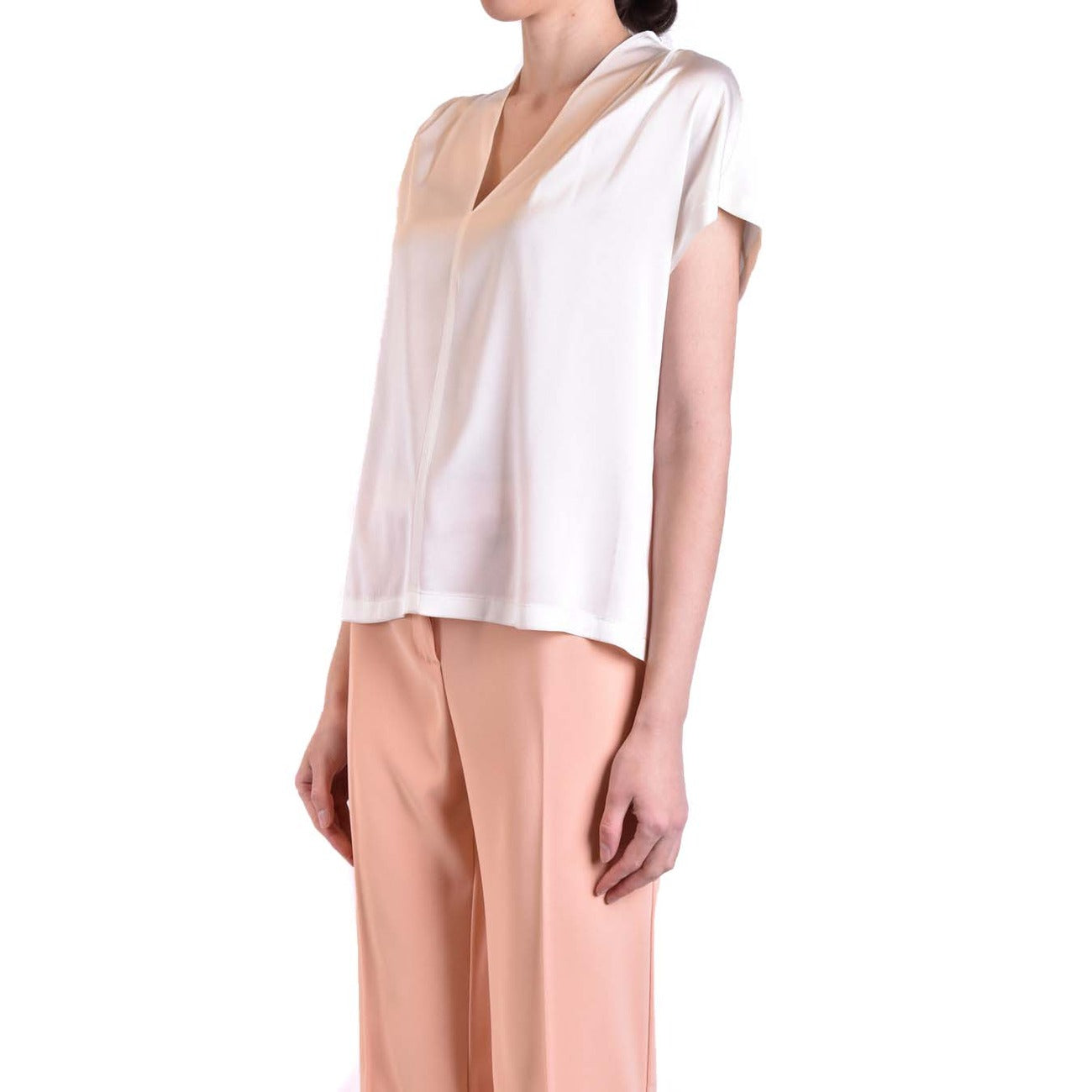 Pinko women's stretch silk blouse – White