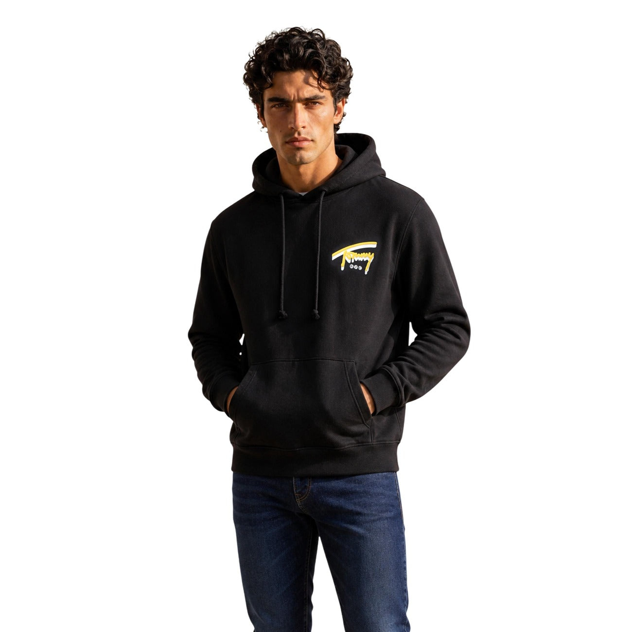 Men's black Tommy Hilfiger Jeans hoodie
