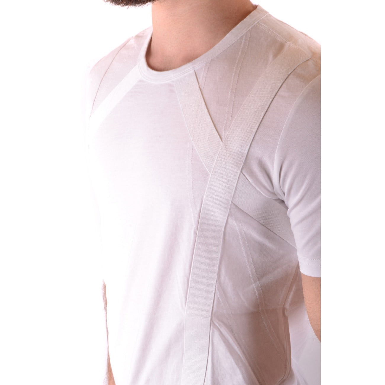 Men's Diesel Black Gold Cotton T-Shirt – White