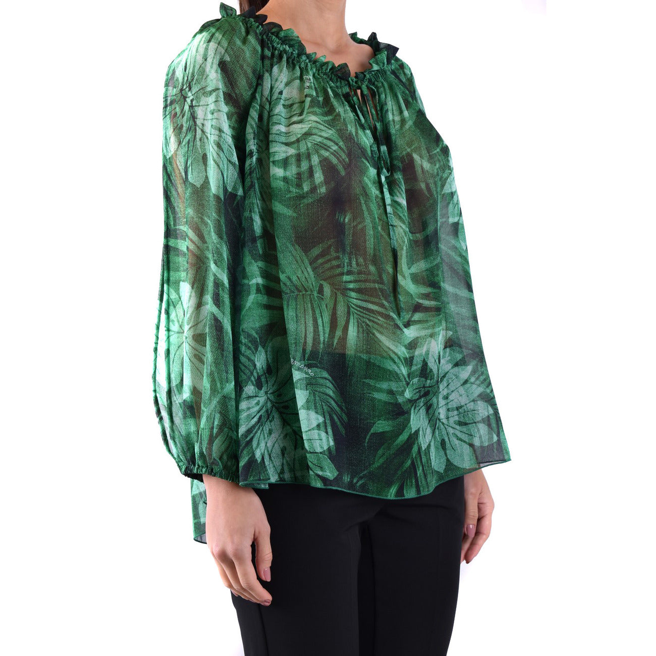 Blouse femme Ermanno florale – Vert