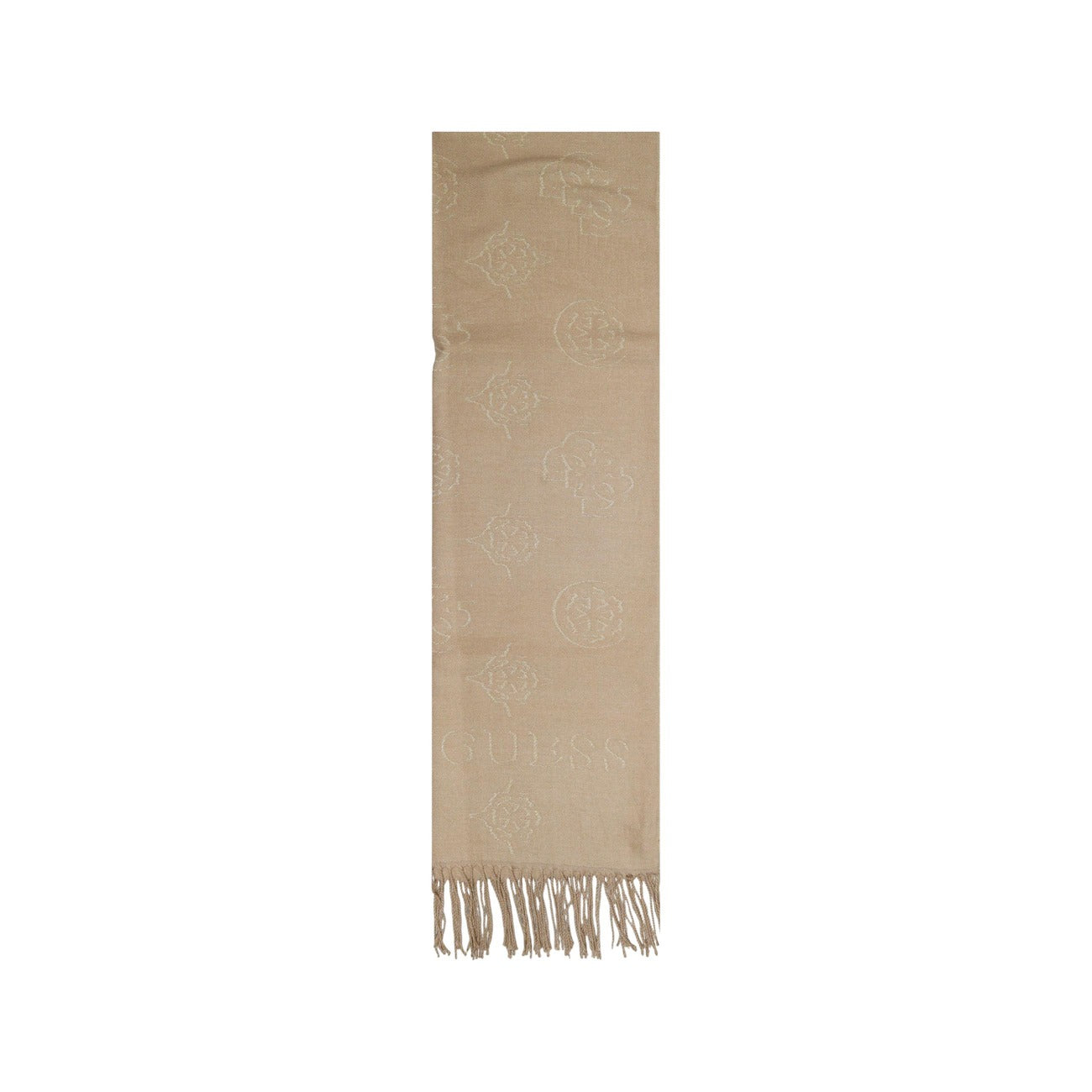 Guess women's scarf – Beige and black