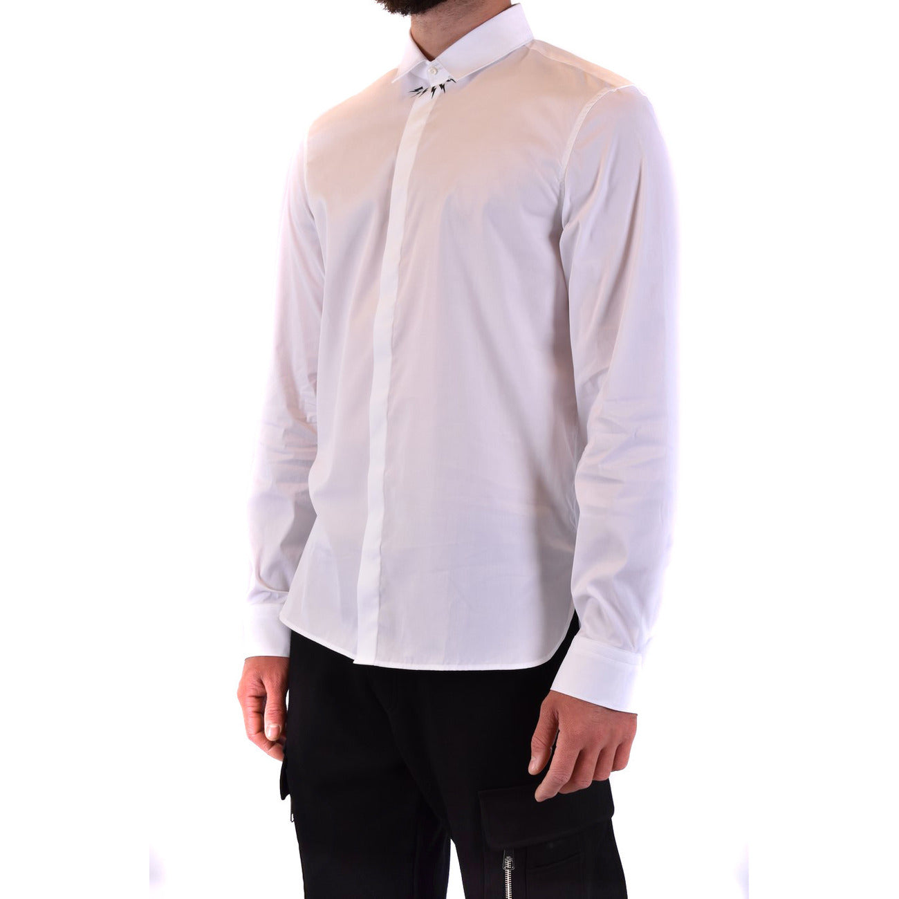 Neil Barrett Men's Cotton Shirt – White