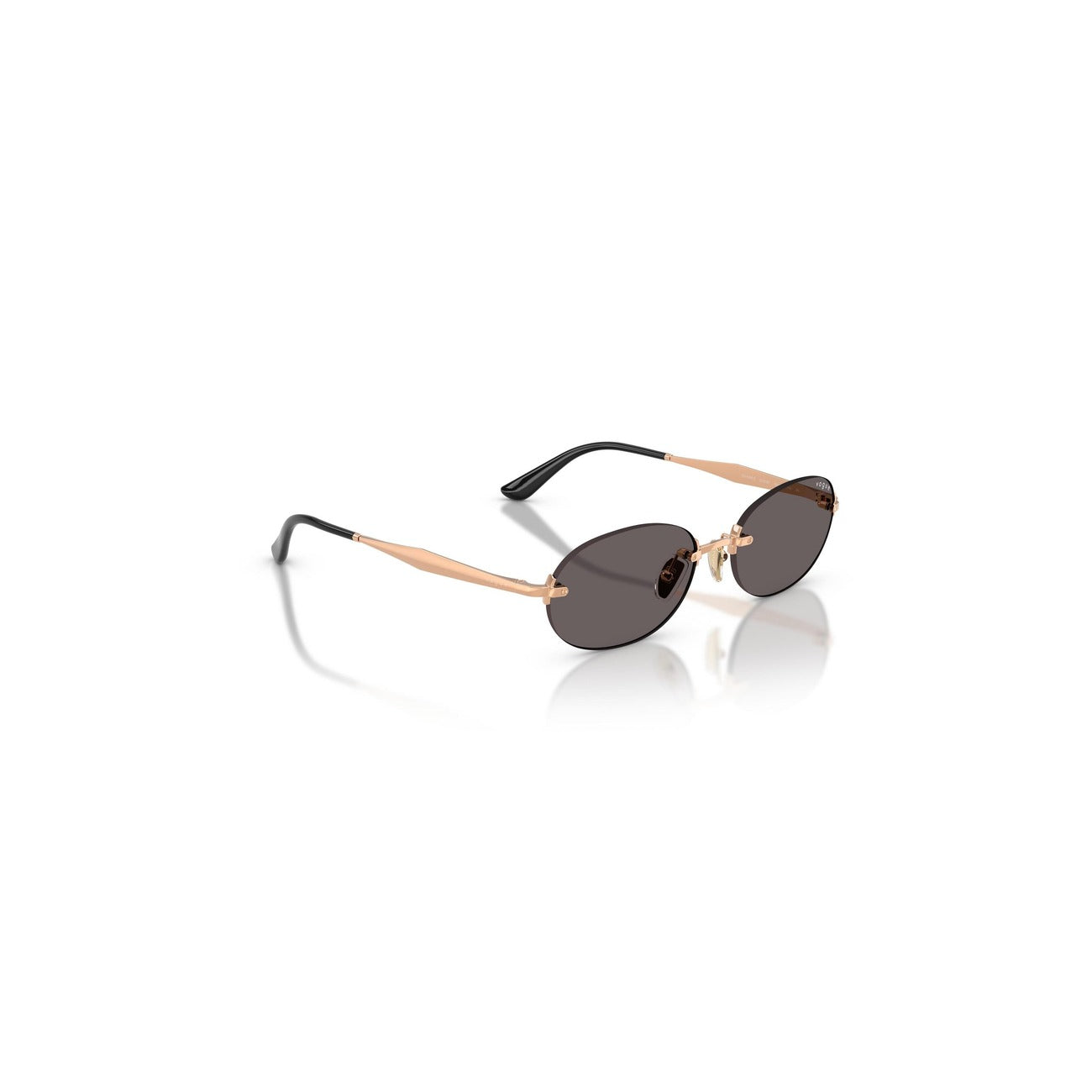 Vogue Eyewear – Lunettes de soleil rondes femme dorées