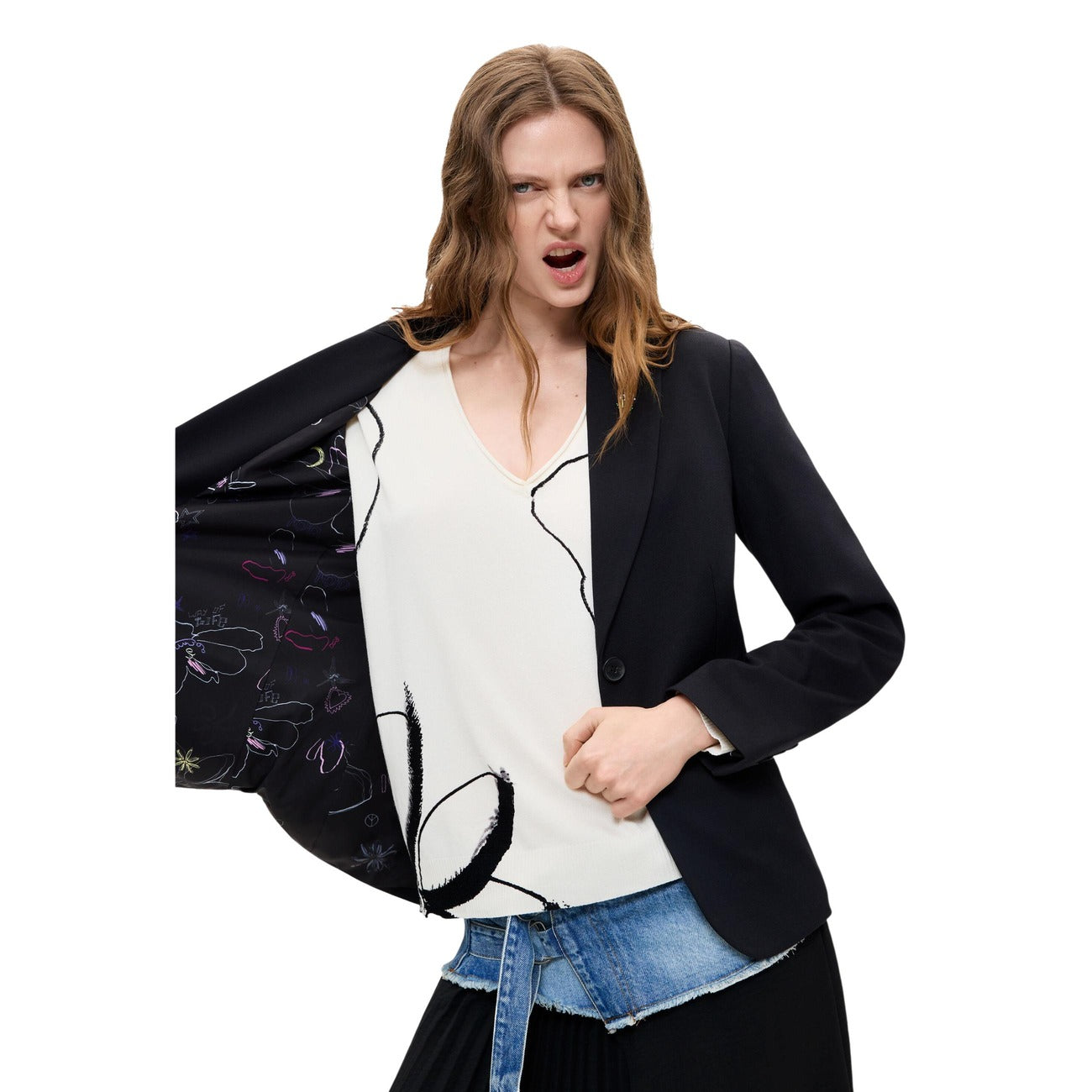 Veste Desigual Nino Femme – Noir
