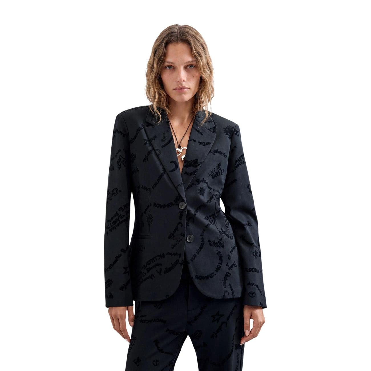 Veste Boutonnée Desigual Femme – Noir