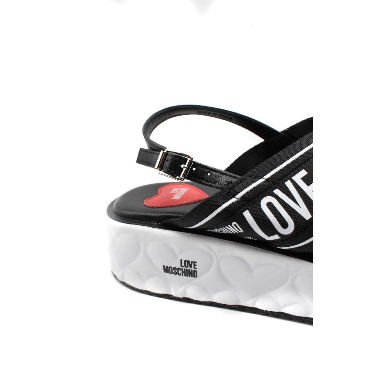 Sandales femme noires Love Moschino