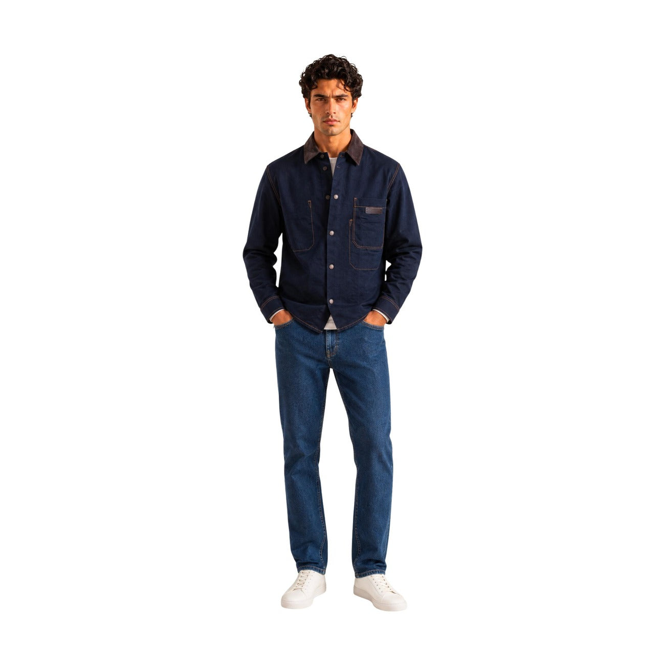 Men's blue Armani Exchange shirt