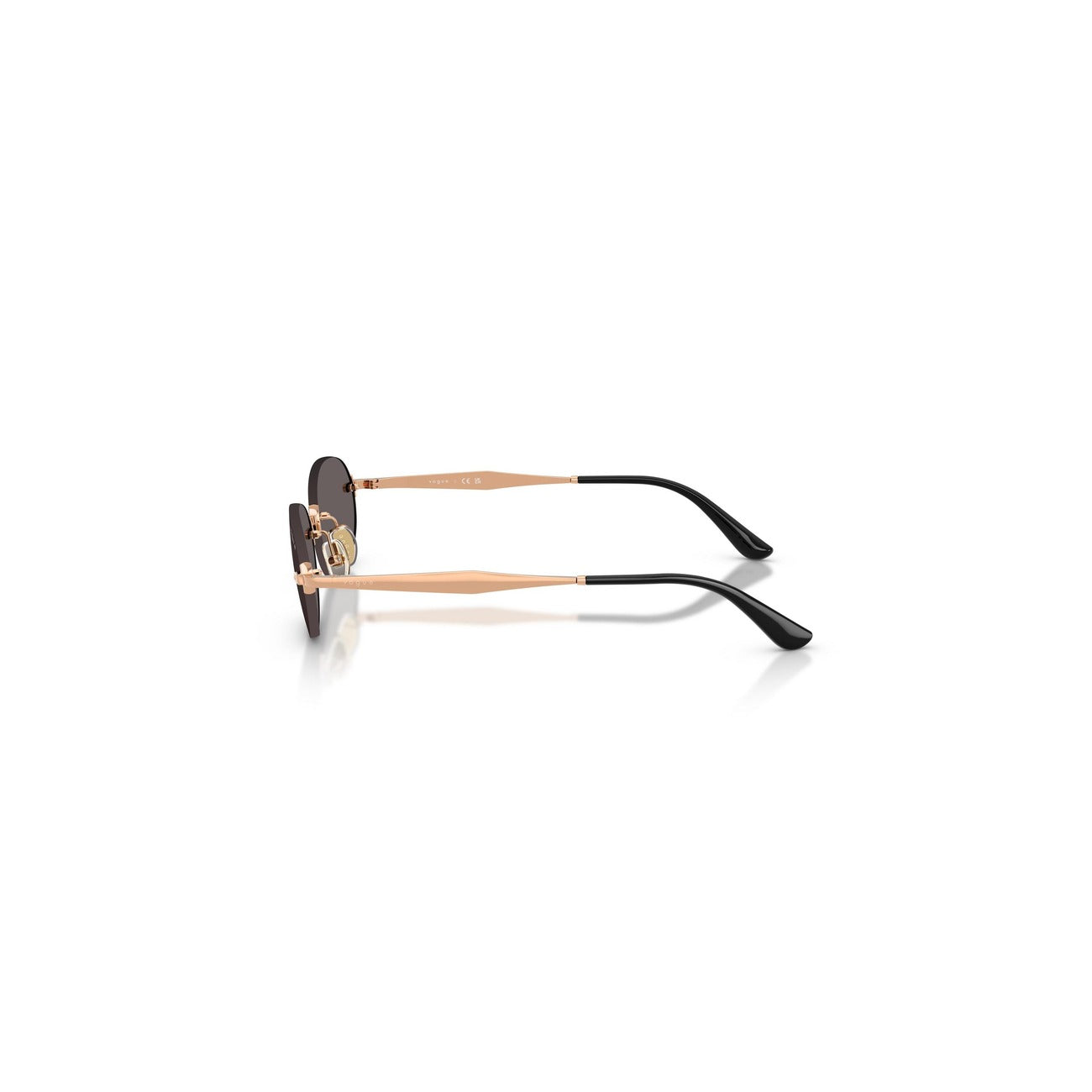 Vogue Eyewear – Lunettes de soleil rondes femme dorées