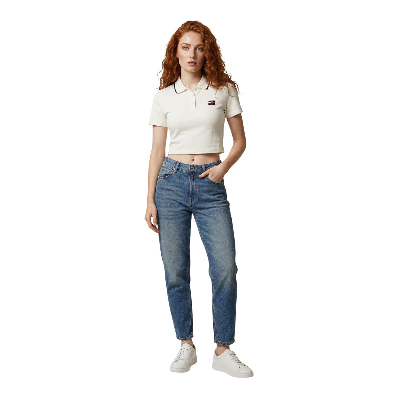 Jean femme Replay en denim stretch – Bleu