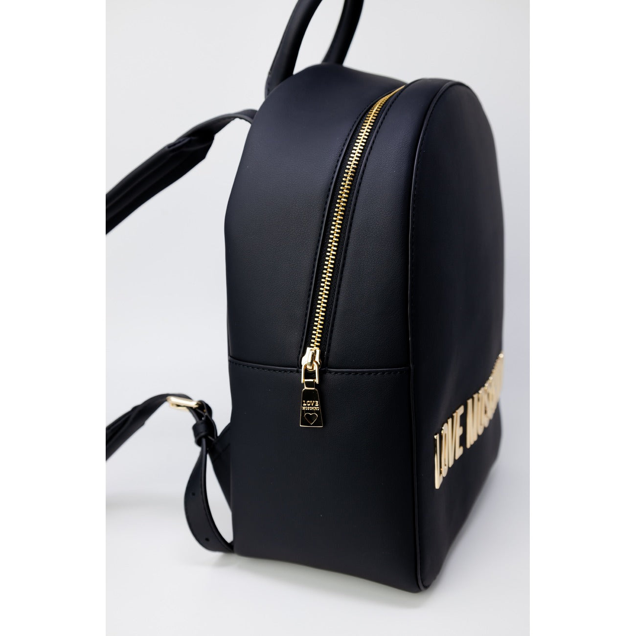Women's Love Moschino Faux Leather Backpack - Black