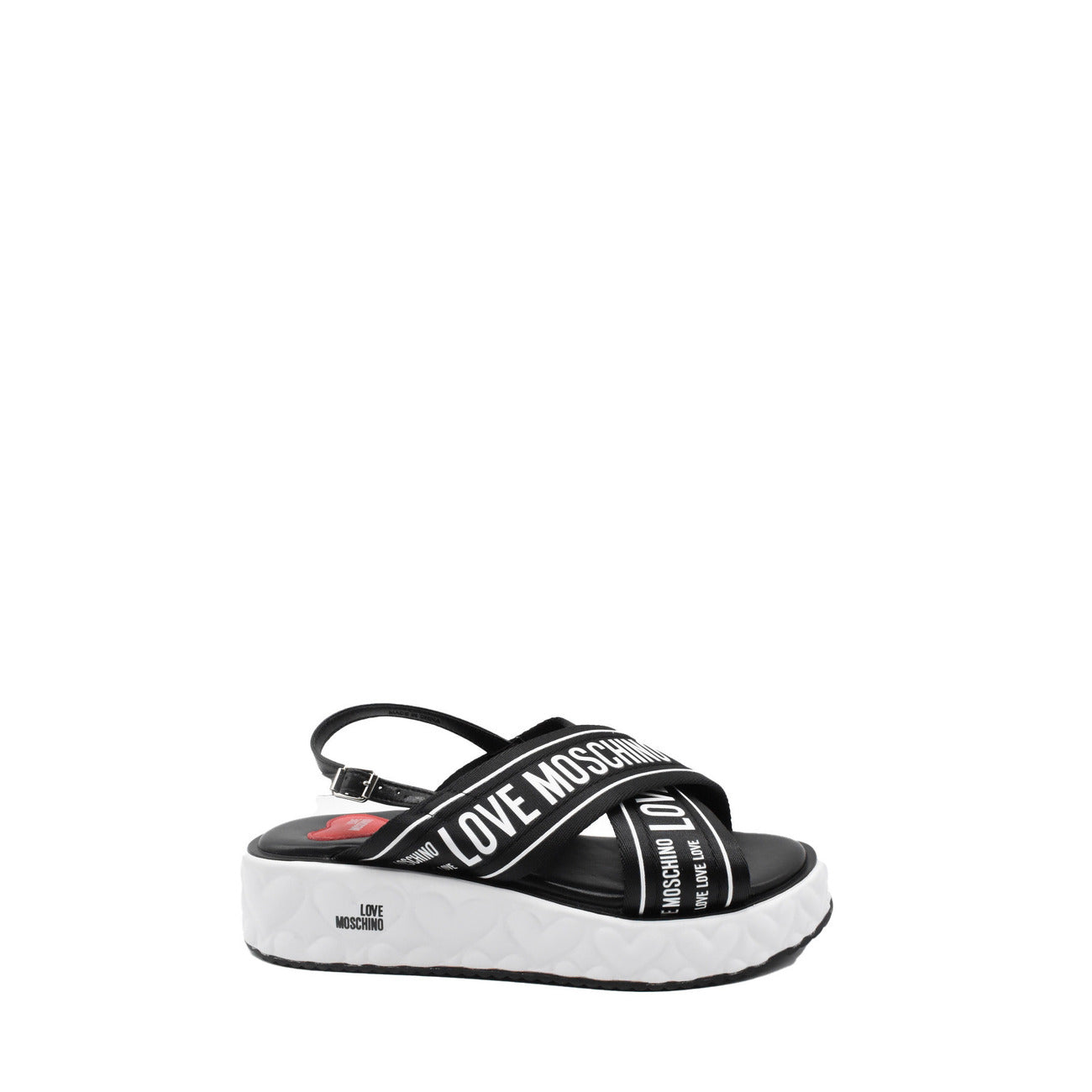 Sandales femme noires Love Moschino