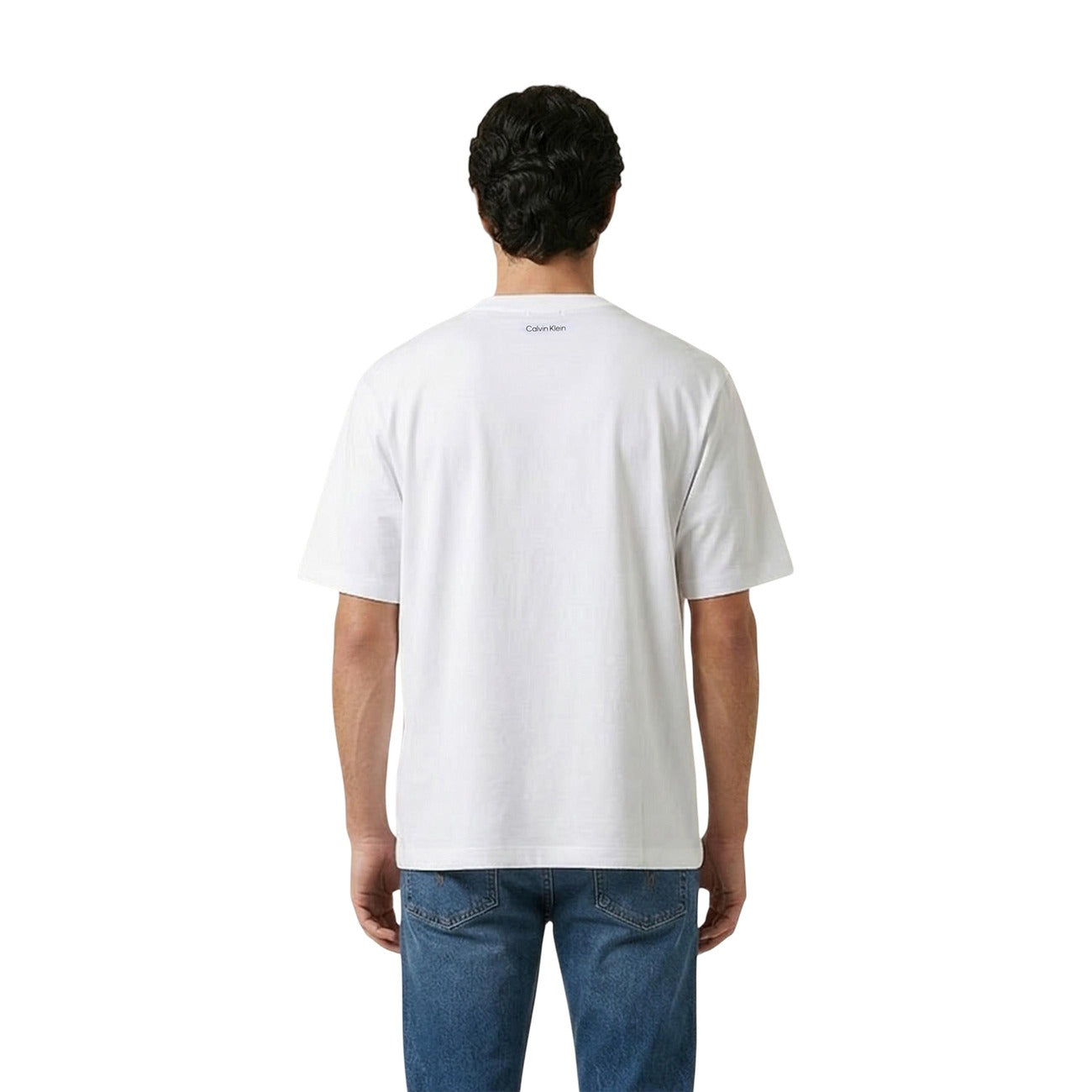 Men's Calvin Klein Jeans printed T-shirt – White