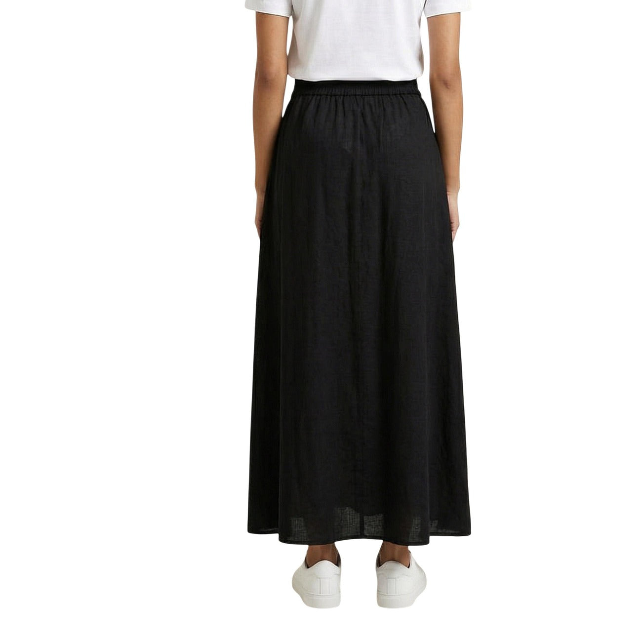 Only women's cotton skirt – Black