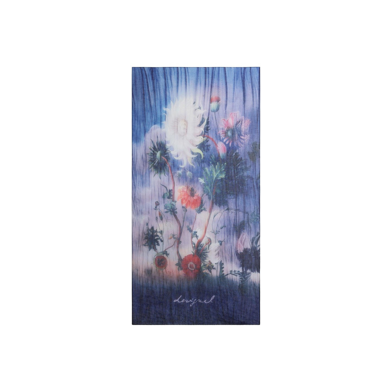 Women's Desigual floral scarf – Blue
