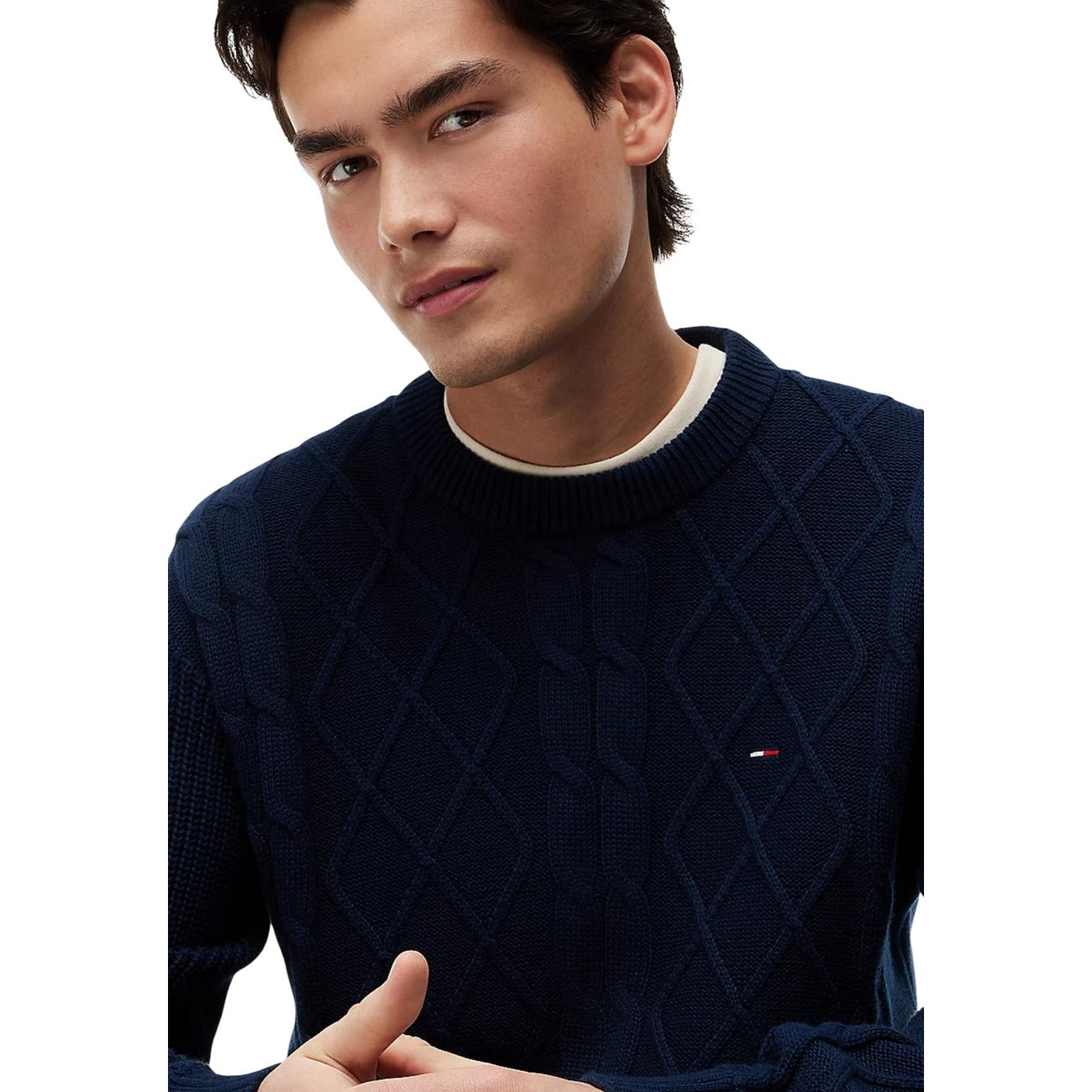 Men's Tommy Jeans Organic Cotton Sweater – Blue
