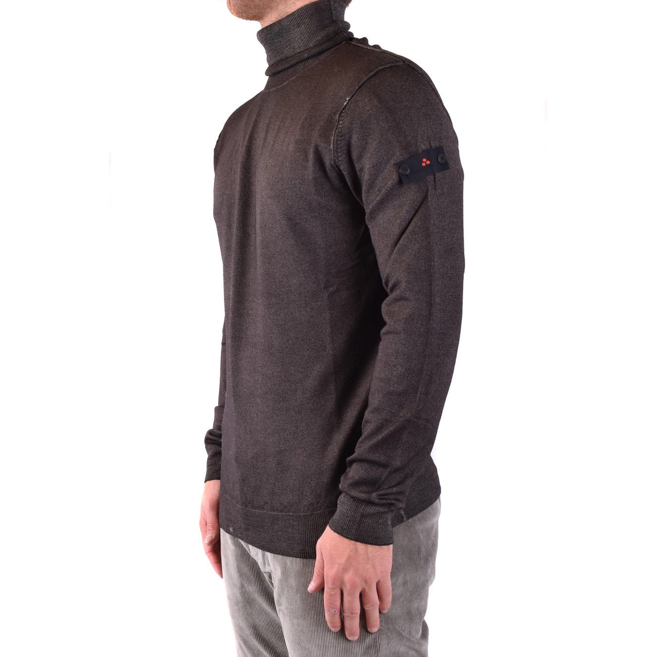 Peuterey men's high-neck wool sweater – Blue
