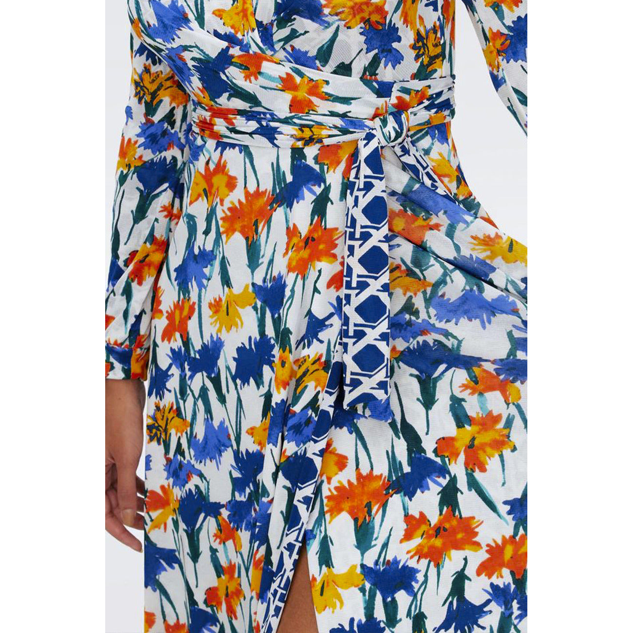 Diane von Furstenberg women's floral dress – Multicolored