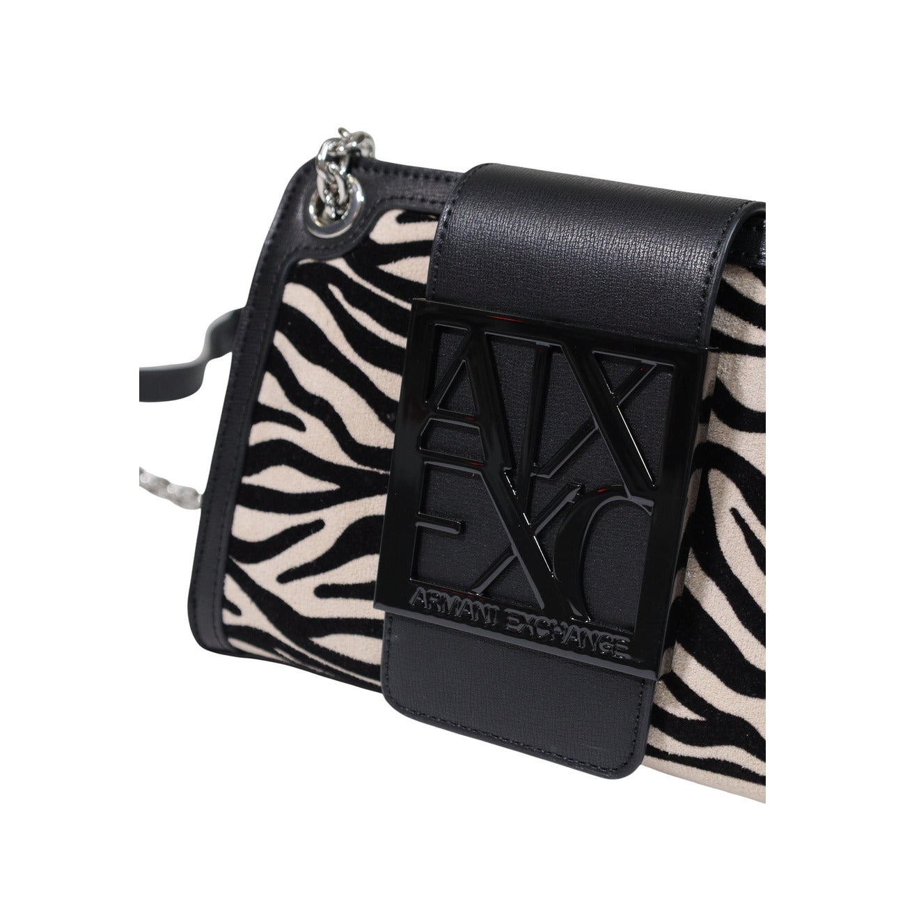 Women's black Armani Exchange crossbody bag