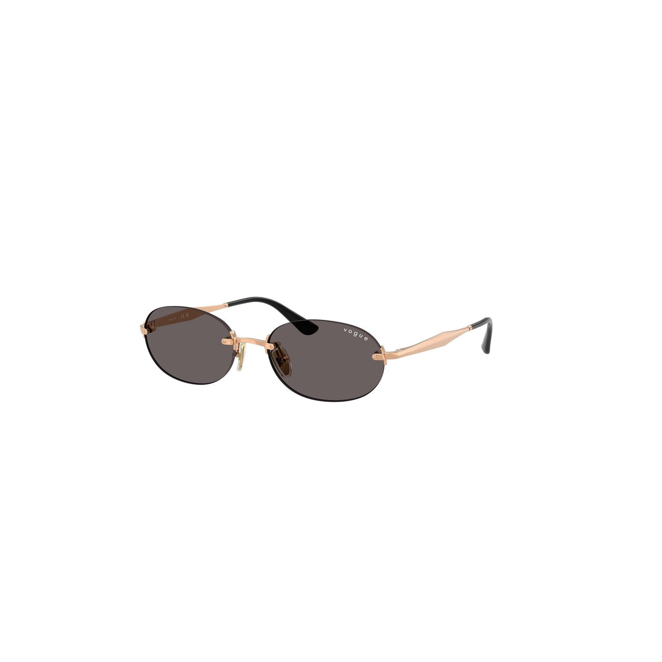 Vogue Eyewear – Lunettes de soleil rondes femme dorées