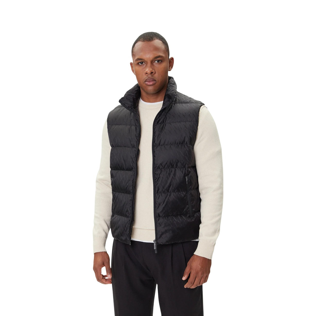 Men's black Armani Exchange vest