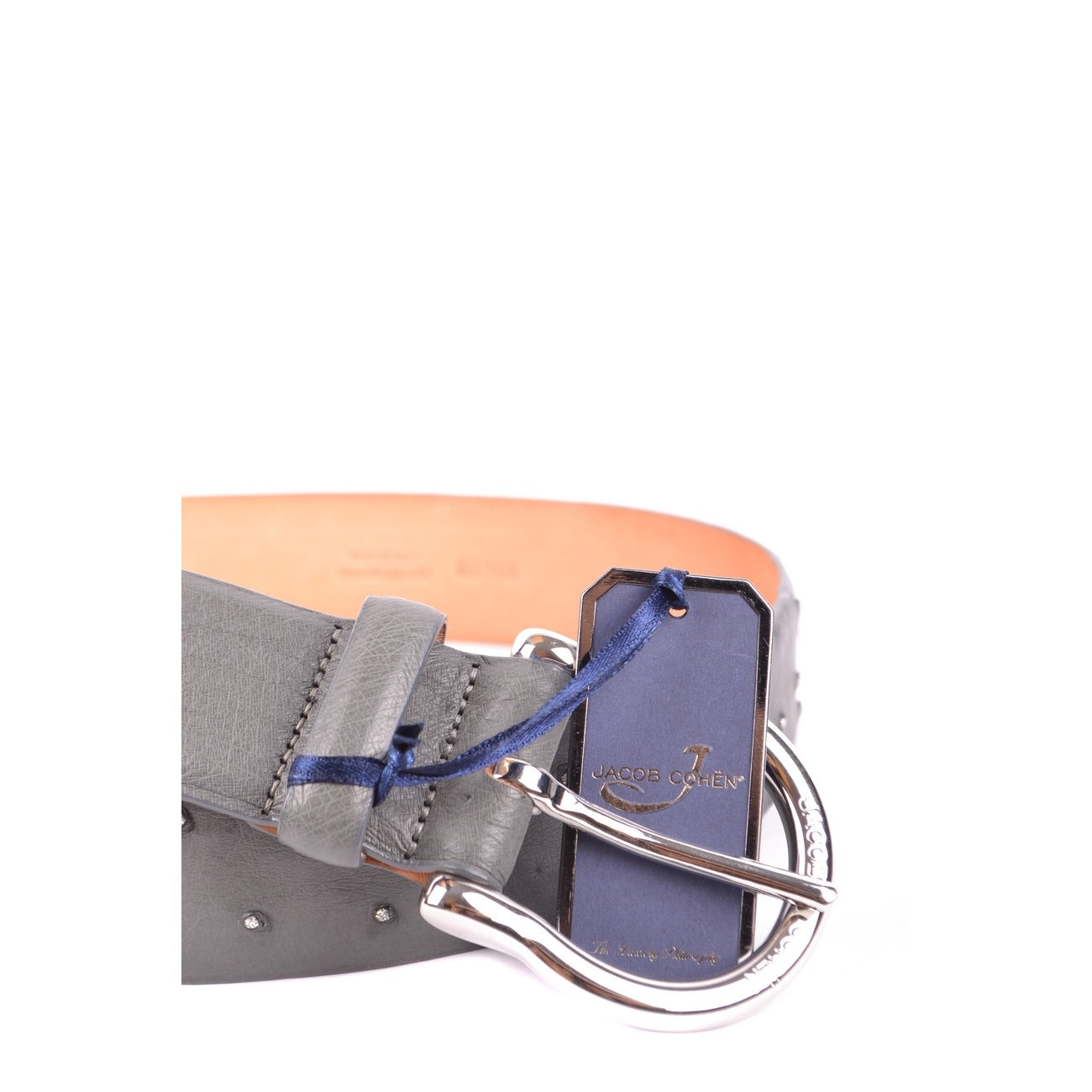 Jacob Cohen women's leather belt – Grey