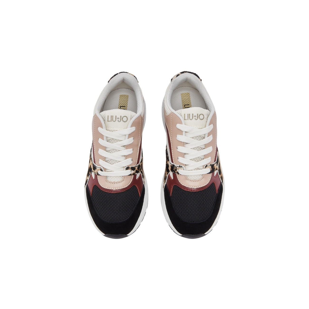 Liu Jo women's beige leather sneakers