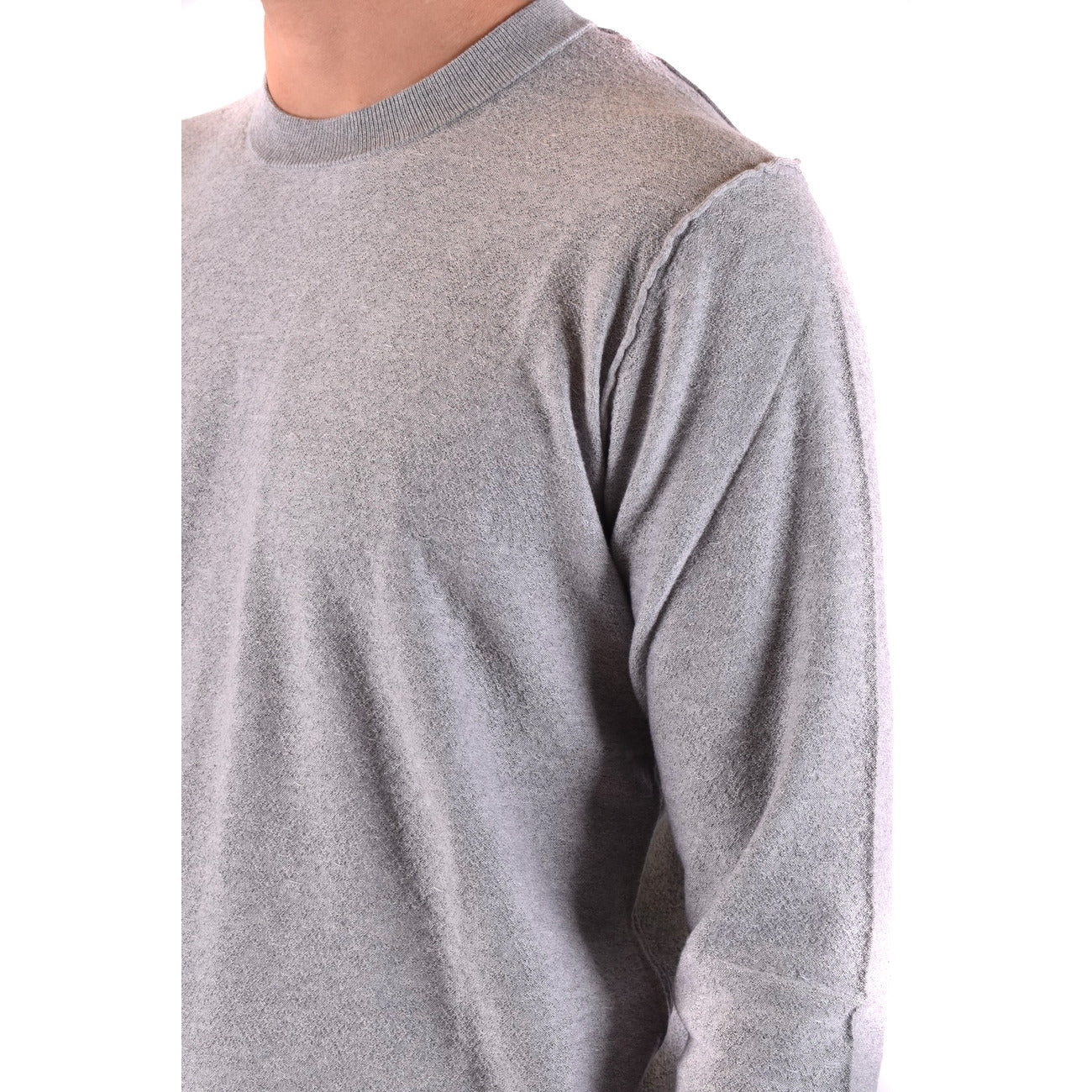 Paolo Pecora Men's Cotton Sweater - Grey