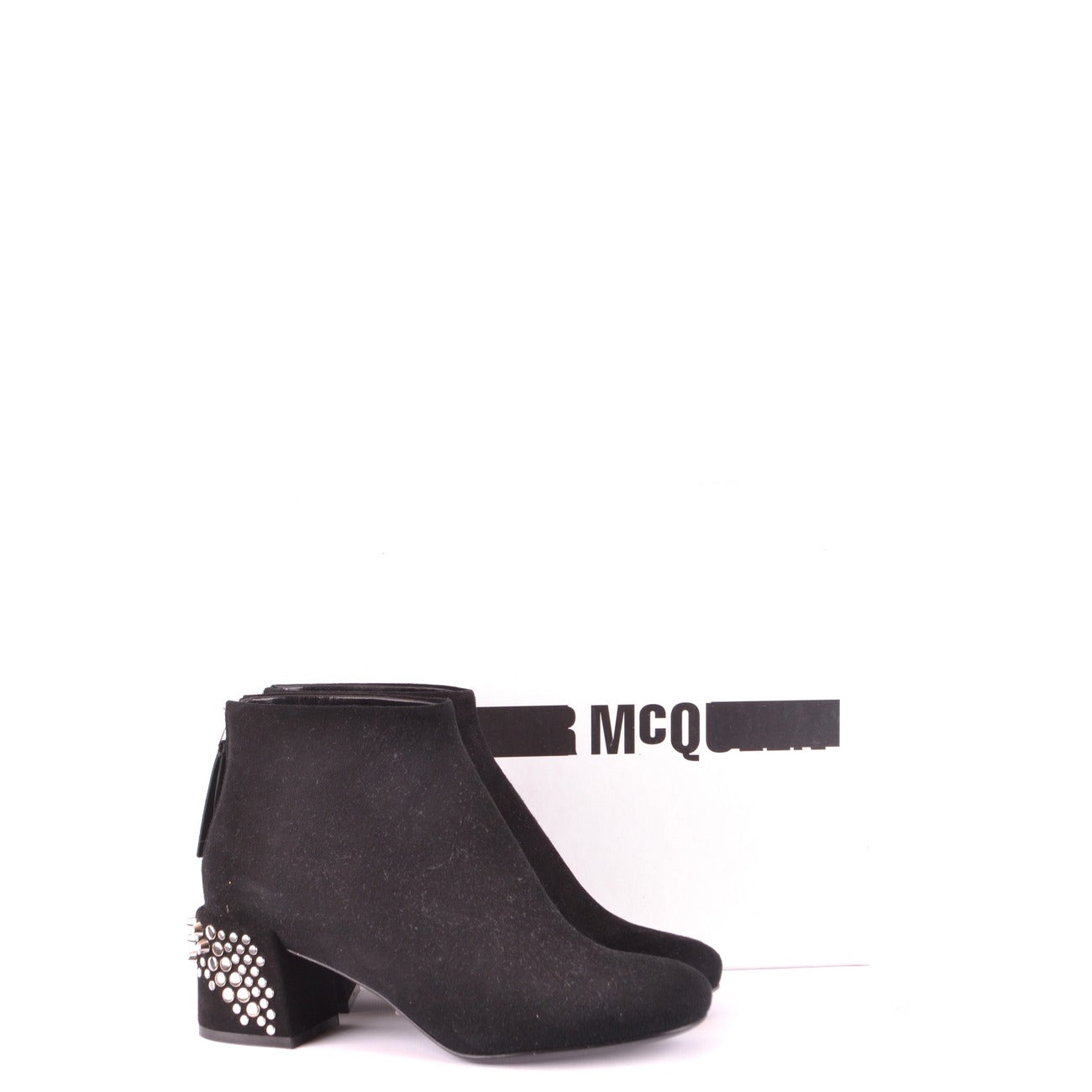 Bottines compensées femme Alexander McQueen – Noir
