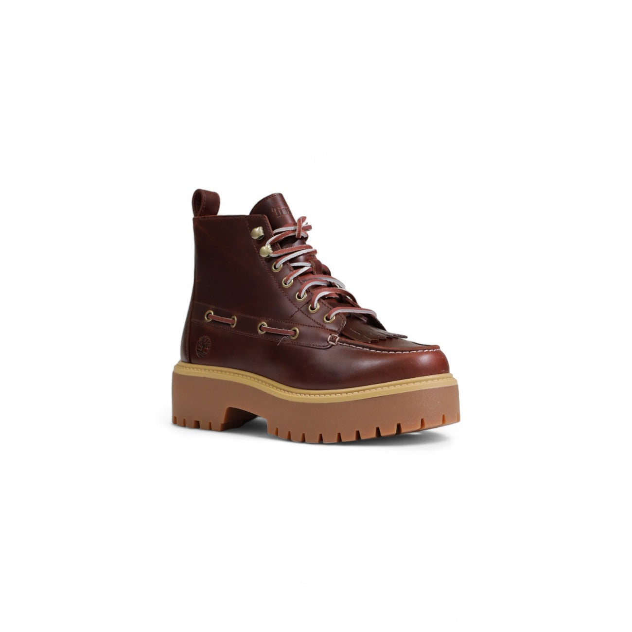 Women's Timberland MID LACE BOOT Derby Shoes – Brown